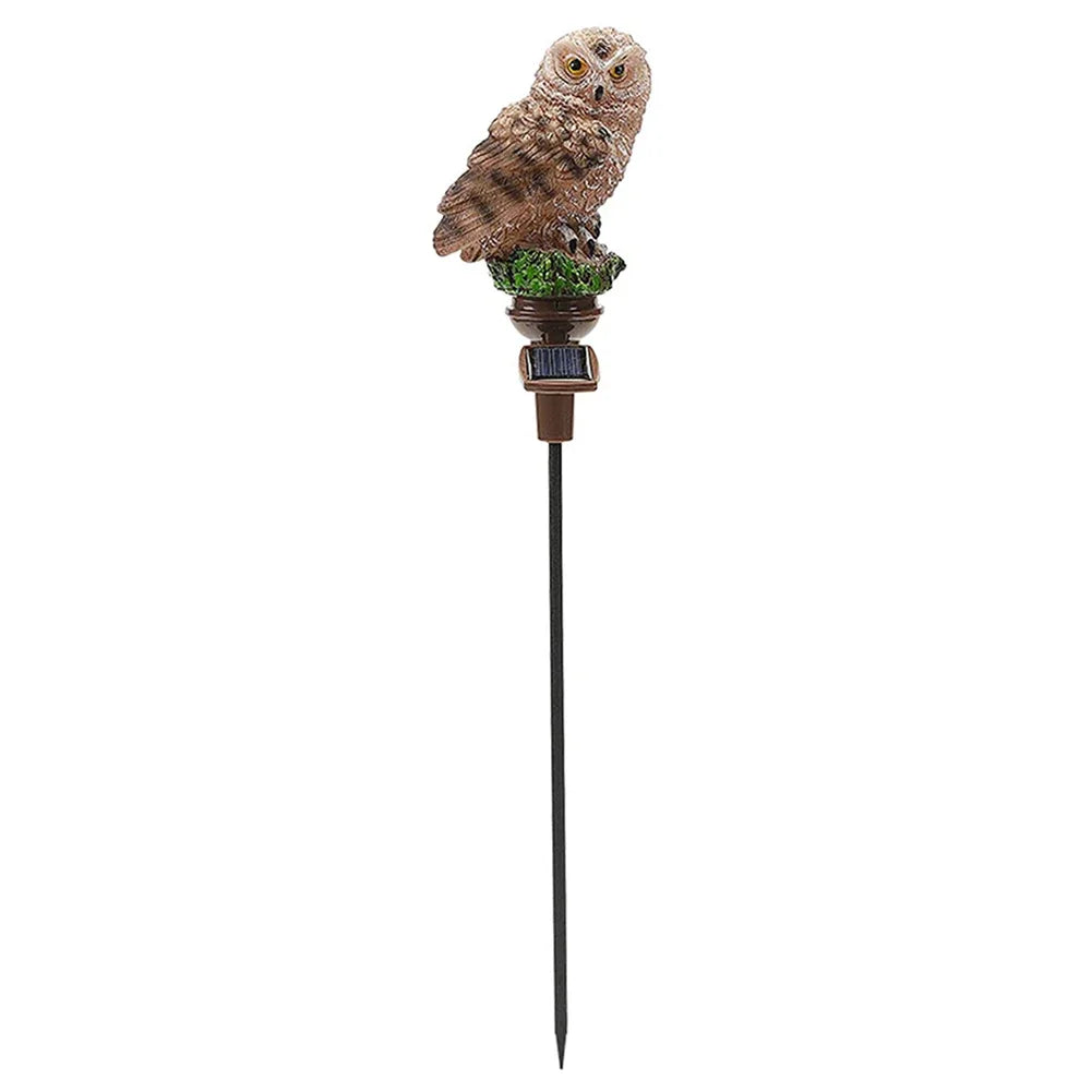 Solar LED Lights Lawn Stake Owl
