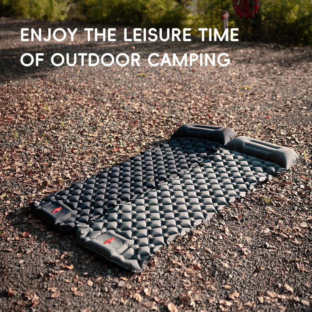 TARKA Inflatable Camping Mats Air Mattress With Pillow Outdoor Tourist Sleeping Pad Self-Inflating Mattress For Hiking Climbing