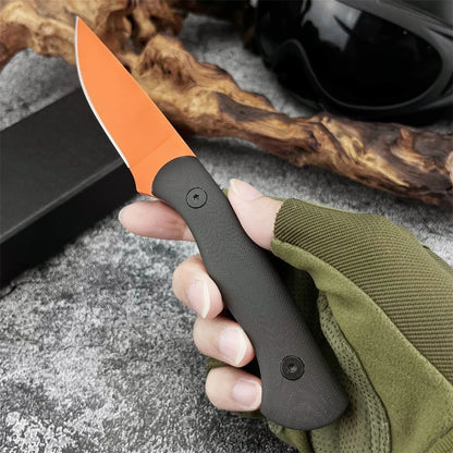 Blackfoot 2.0 Fixed Blade Knife with G10 Handle, Tactical Survival Knife, Perfect Gift for Men, Outdoor Camping Hunting EDC Tool