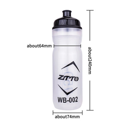 5-1SET Bicycle Water Drink Bottle Outdoor Plastic Portable Cycling Ultralight Leak-proof Kettle Bottle 750ml Cycling Accessory