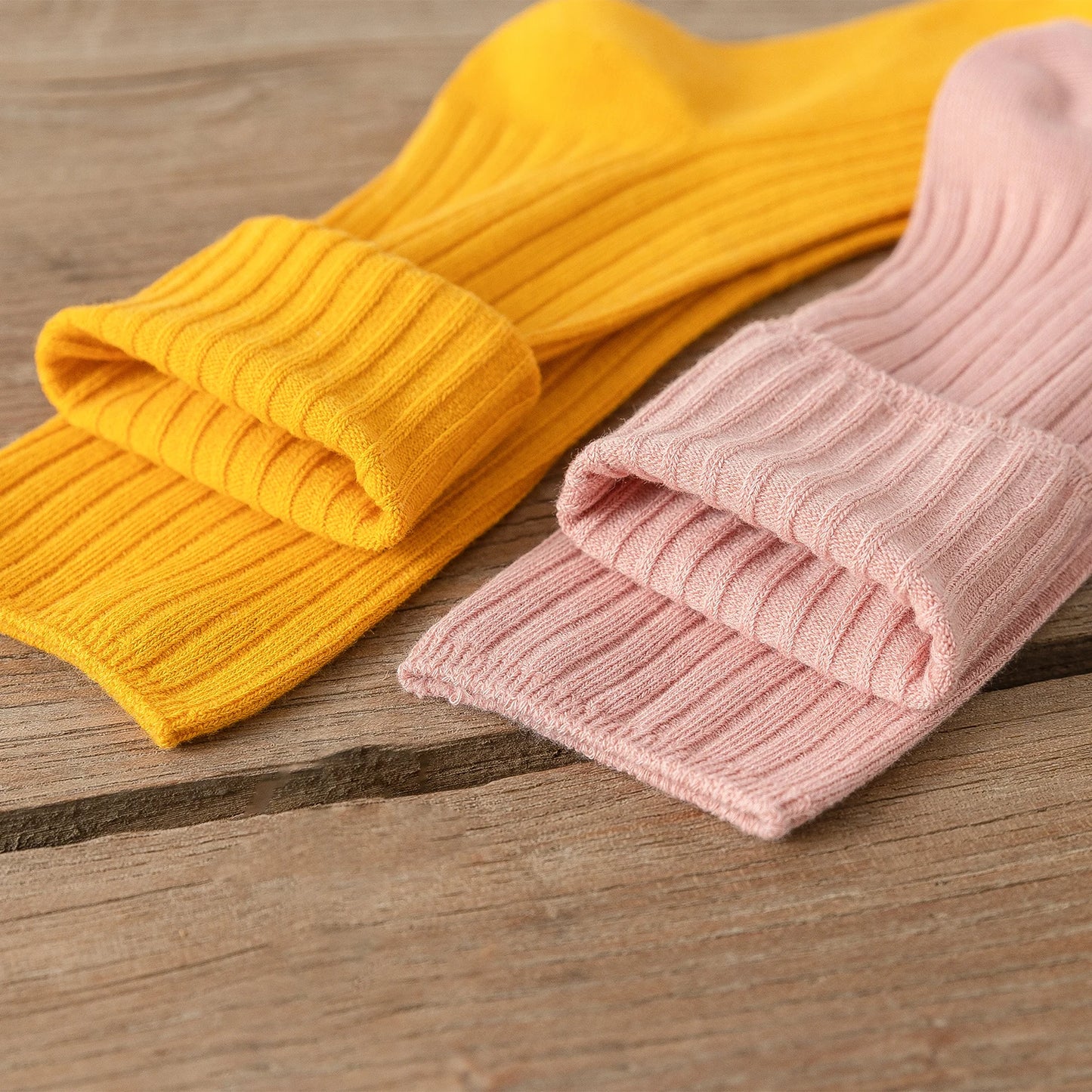 10Pairs Retro Women Cotton Loose Socks Autumn Winter Knitting Solid Color Long Black Pink Student Girls Sock US5-9