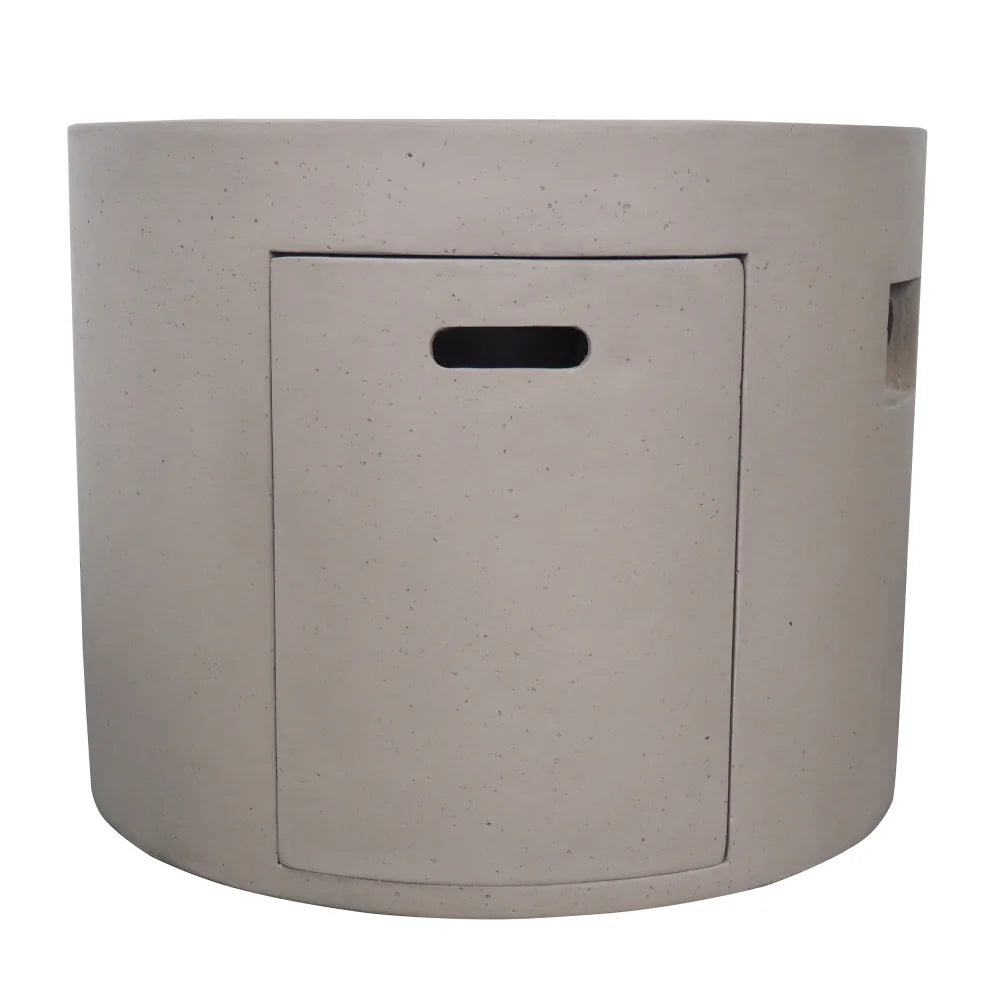 31 Inch Round MGO Propane Fire Pit Table 40000 BTU Outdoor Fireplace Heater for Patio Garden Decor