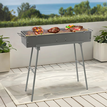 Portable BBQ Grill Folding Camping Barbecue Grill Charcoal Grills