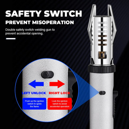 Windproof Turbo Torch Jet Butane Gas Lighter 360 Degree Inverted Ignition Cigar Lighters for Kitchen Candles BBQ Baking Camping