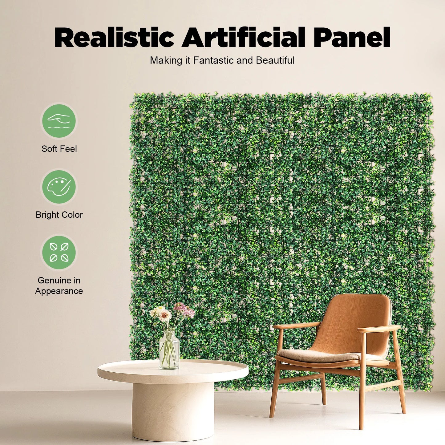 12 Pcs Artificial Grass Wall Panel