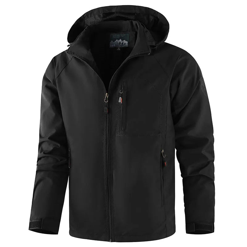 Camping Hiking Jacket Men Spring Autumn Outdoor Sports Breathable Coats Climbing Trekking Windbreaker Travel Waterproof Jacket