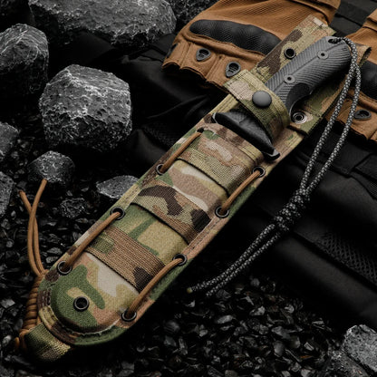 High hardness straight knife, wilderness survival knife, can be used outdoors, camping, rescue, survival, men's gift