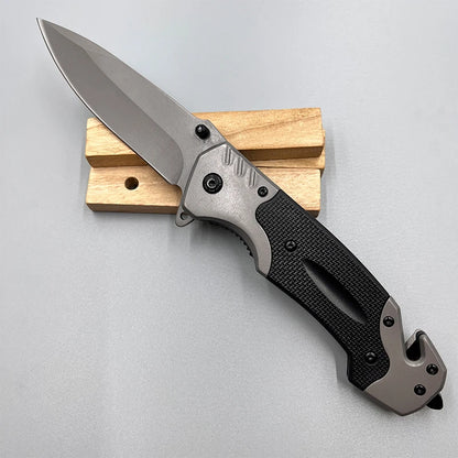 Steel Camping Folding Knife for Man High Hardness Outdoors Self Defense Survival Military Tactical Pocket Knives for Hunting