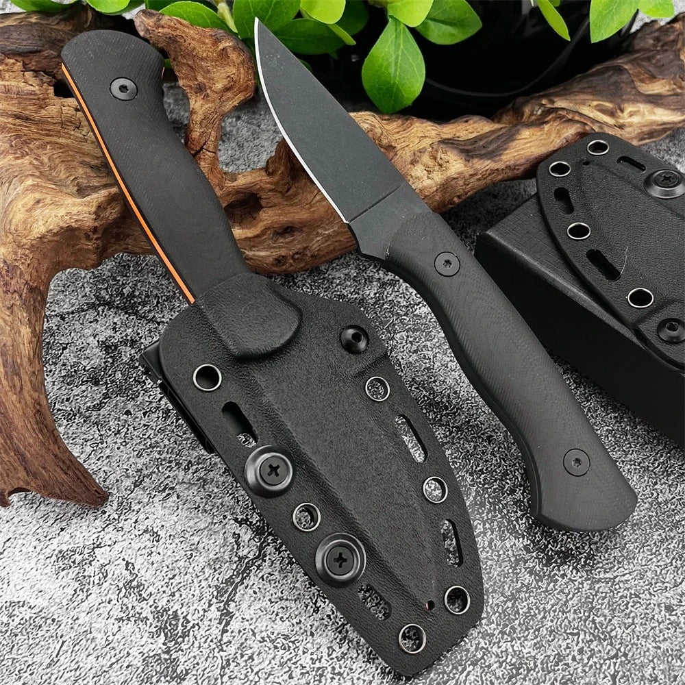 Blackfoot 2.0 Fixed Blade Knife with G10 Handle, Tactical Survival Knife, Perfect Gift for Men, Outdoor Camping Hunting EDC Tool