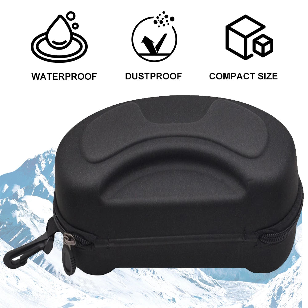 Ski Goggles Hard Case EVA Sports Glasses Case Waterproof Ski Goggles Storage Case Dust-Proof for Snow & Water Sport