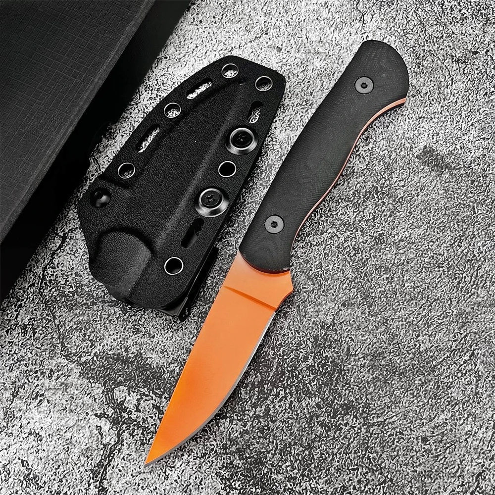 Blackfoot 2.0 Fixed Blade Knife with G10 Handle, Tactical Survival Knife, Perfect Gift for Men, Outdoor Camping Hunting EDC Tool