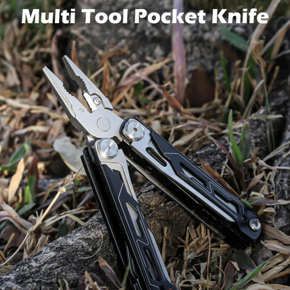 17-in-1 high-quality folding tool pliers, multi-functional folding tool, outdoor camping tool