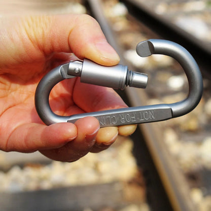1/2/6 Piece Carabiner Set For Key Camping Survival EDC Outdoor Keychain Clip Alloy Aluminum Tactical Caribiner Hook Karabiners