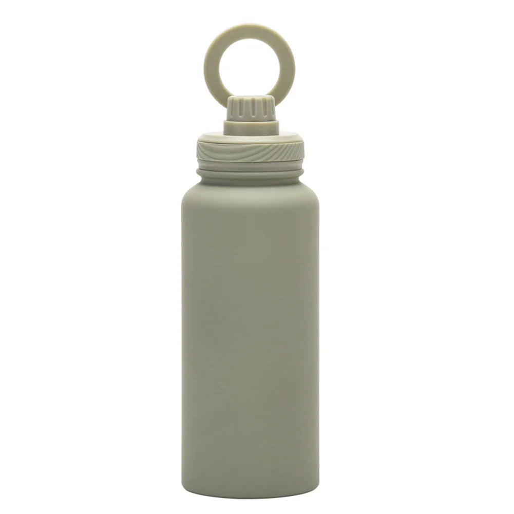 For MagSafe 1000ML Insulated Bottle Water Bottle with Rotating Phone Holder Thermal Water Cup Vacuum Cup for Outdoor Sports
