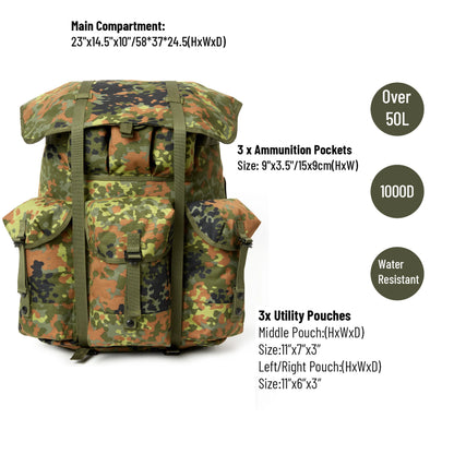 80L Alice Pack Hiking Trekking Sport Bag Camping Rucksack Mil Moller Rucksack Tac Hiking Shoulder Bags Outdoor Camping