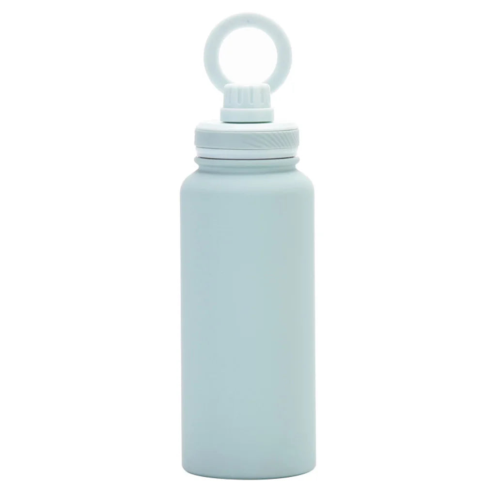 For MagSafe 1000ML Insulated Bottle Water Bottle with Rotating Phone Holder Thermal Water Cup Vacuum Cup for Outdoor Sports