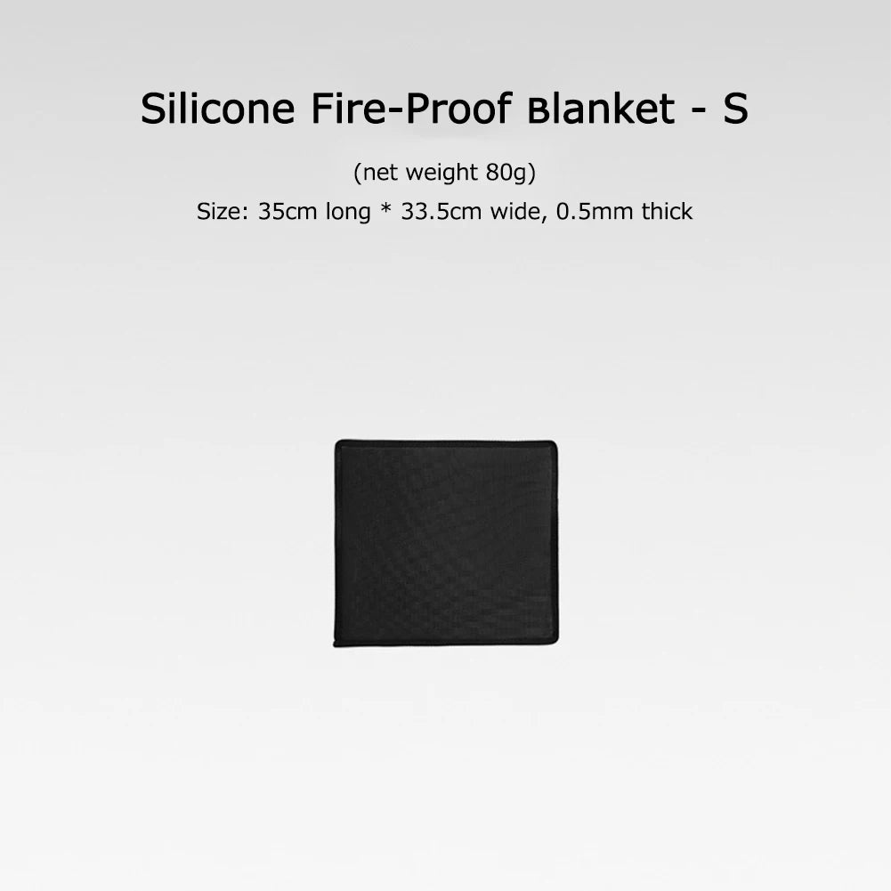 Outdoor Camping Fireproof Grill Mat Heat Insulation Fiberglass Ember Mat High Temperature Flame Retardant Protective Cloth