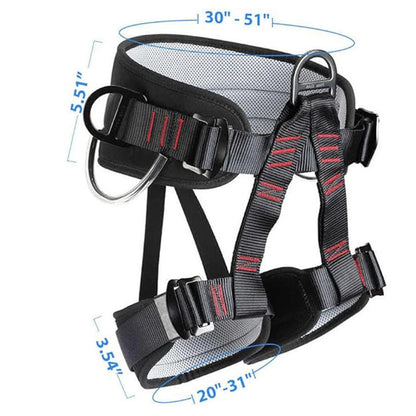 Adjustable Half Body Harnesses for Women Men Protect Waist Safety Harness for Roofing Fire Rescuing Rock Climbing Tree Climb