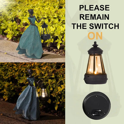 Fairy Statues Solar Outdoor Lights