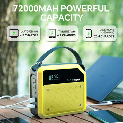 268W Portable Power Station Solar Generator (without Solar Panel)