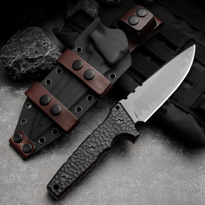 High hardness straight knife, wilderness survival knife, can be used outdoors, camping, rescue, survival, men's gift