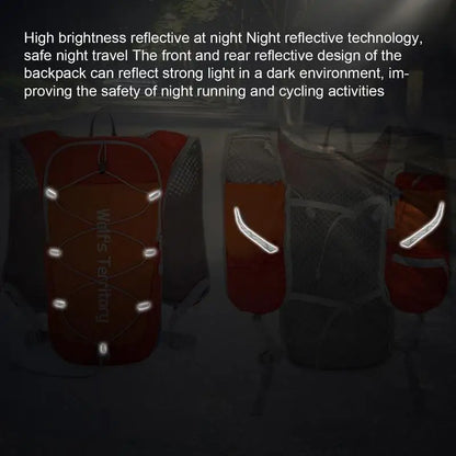 Running Hydrating Vest Backpack Outdoor Cycling Backpack Hiking Water Bag Jogging Vest