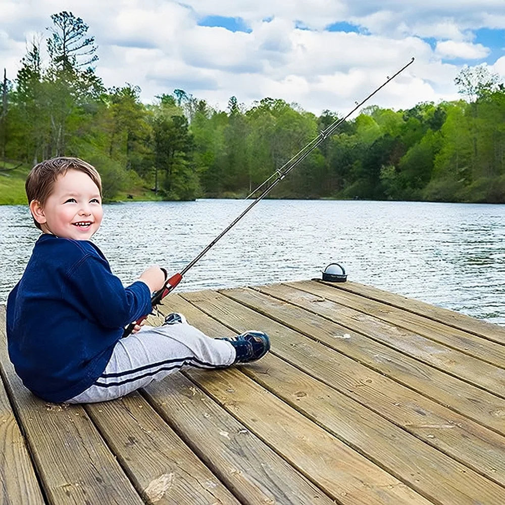 Child Telescopic Fishing Rods With Spinning Reel