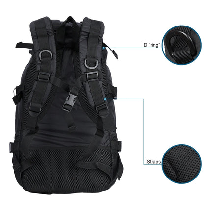 LQARMY Military Tactical Backpack Army Rucksack Camping Hiking Climbing Gear Bushcraft Travel Bags Durable Sports Backpacks