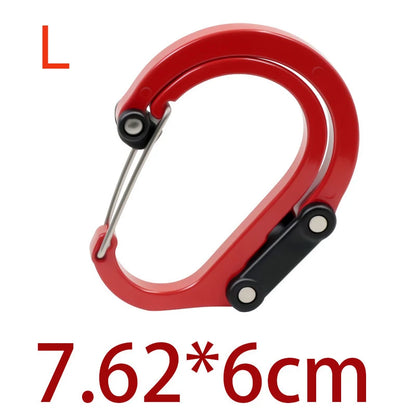 Hybrid Gear Clip - Multifunctional Hybrid Gear Clip,360 Degree Swivel Hook,Strong Buckle,Camping Hiking Backpack Outdoor