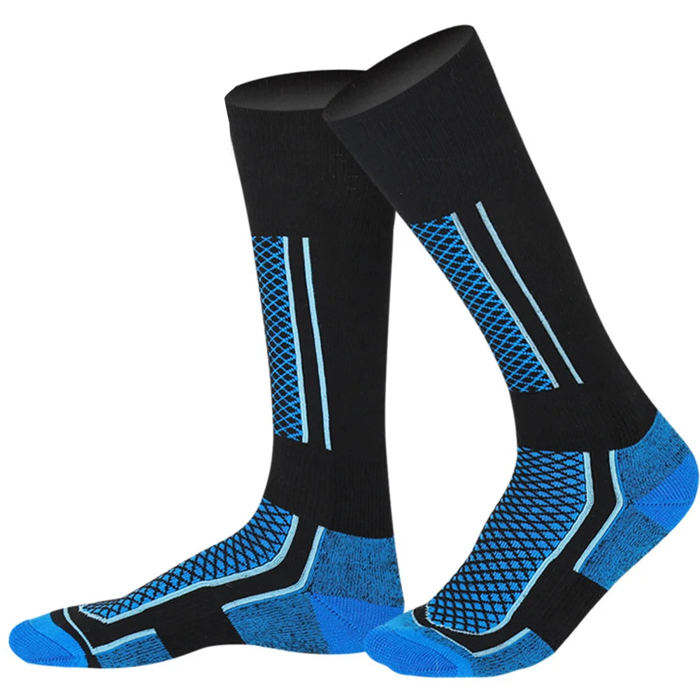 Men Women Kids Thermal Thicker Long Socks Breathable Ski Socks Knee-high Warm Outdoor Sports Performance Socks for Skiing Hiking