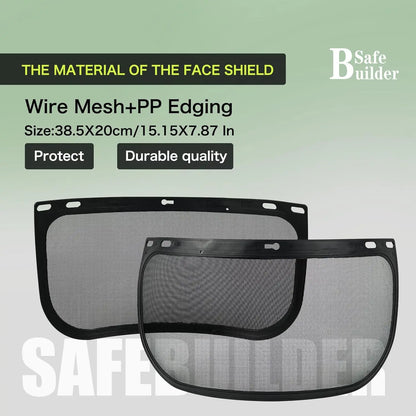 3-in-1 Forestry Safety Helmet with Face Shield, Ear Muffs & Hearing Protection - ANSI Z89.1 OSHA Certified Hard Hat