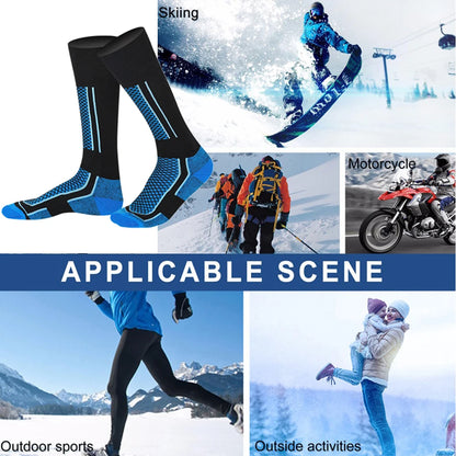 Men Women Kids Thermal Thicker Long Socks Breathable Ski Socks Knee-high Warm Outdoor Sports Performance Socks for Skiing Hiking