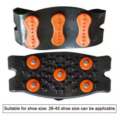 5-Stud Climbing Crampons Anti Slip Mountaineering Cleats Unisex Bundled Crampons Walking Hiking Accessories