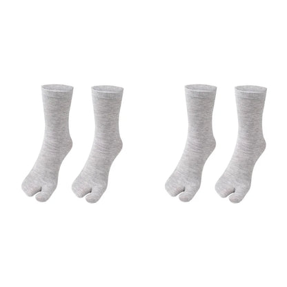 Fashion Japanese Style Tabi Toe Socks for Men Women Summer Fiber Two Finger Socks Kimono Flip Flop Sandal Split Tabi Toe Sock