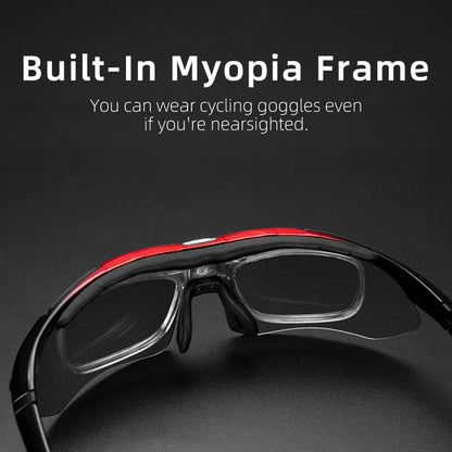 ROCKBROS Cycling Photochromic Glasses UV400 Protection Sunglasses Lightweight Bicycle Glasses Men Women Outdoor Sports Glasses