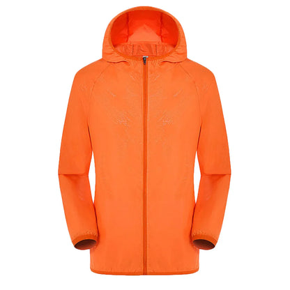 Men Women Hiking Jacket Waterproof Quick Dry Camping Hunting Clothes Sun-Protective Outdoor Sports Coat Anti UV Windbreaker