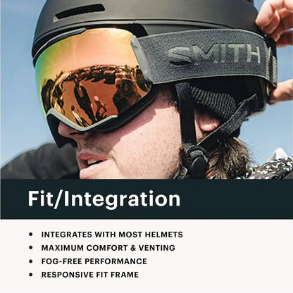Carbonic-X Lens Sports Goggles for Skiing and Snowboarding, Unisex Design