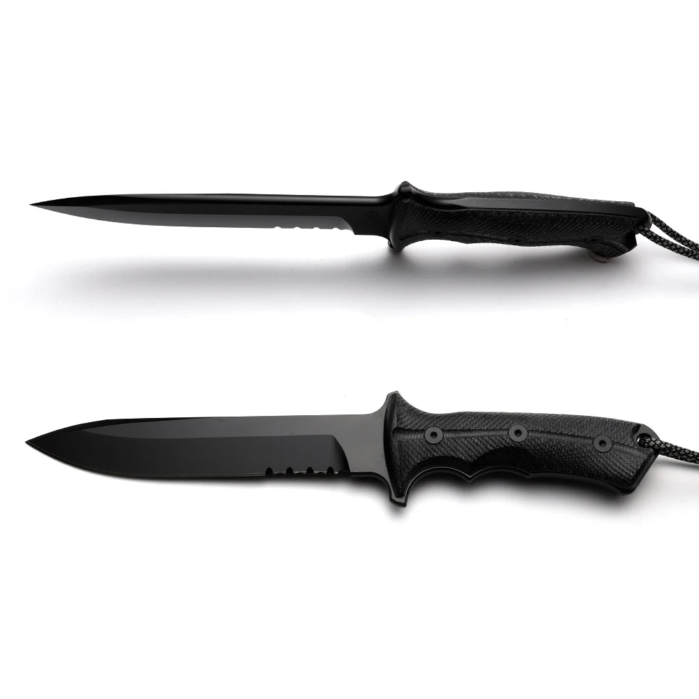 High hardness straight knife, wilderness survival knife, can be used outdoors, camping, rescue, survival, men's gift