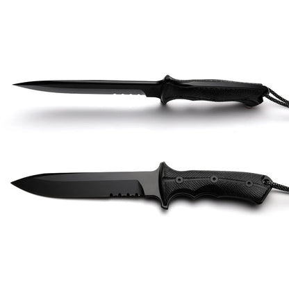 High hardness straight knife, wilderness survival knife, can be used outdoors, camping, rescue, survival, men's gift