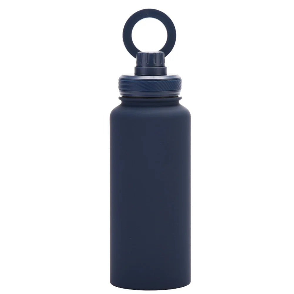 For MagSafe 1000ML Insulated Bottle Water Bottle with Rotating Phone Holder Thermal Water Cup Vacuum Cup for Outdoor Sports