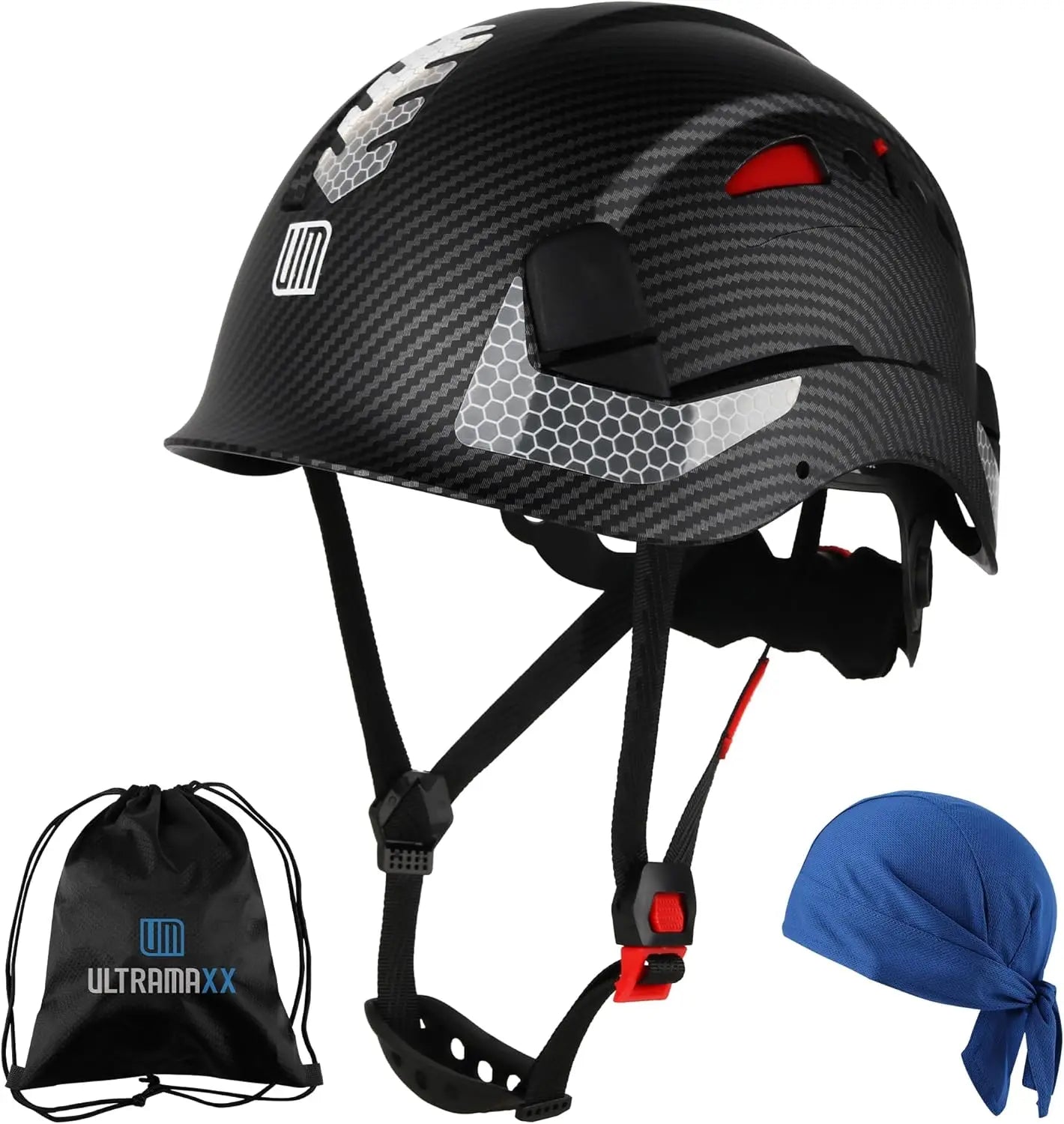 ANSI Z89.1 Approved Safety Helmet, Lightweight Vented Hard Hat with Adjustable Suspension for Industrial Construction