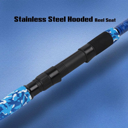 Blue Camouflage Handle,2Piece 3Piece 4Piece Carbon Fiber Fishing Rod 9ft