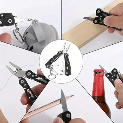 Outdoor Hunting Survival Rescue Tactical Multipurpose Repair Tool Folding Multi-tool Pocket Knife Pliers Mini Portable Fold