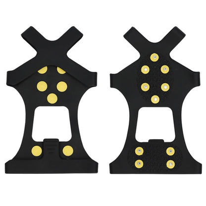 10 Teeth Climbing Crampons Anti-Slip Mountaineering Cleats Unisex Snow Claw Shoe Covers Outdoor Chain Shoe Spikes