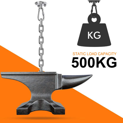 Professional Hammock Hanging Kit 500KG Capacity Ceiling Hammock Mount for Indoor Outdoor Chair Swing Accessories