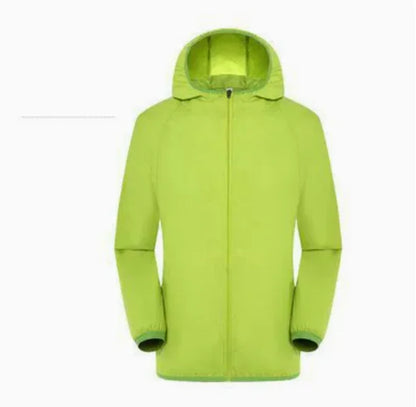 Men Women Hiking Jacket Waterproof Quick Dry Camping Hunting Clothes Sun-Protective Outdoor Sports Coat Anti UV Windbreaker