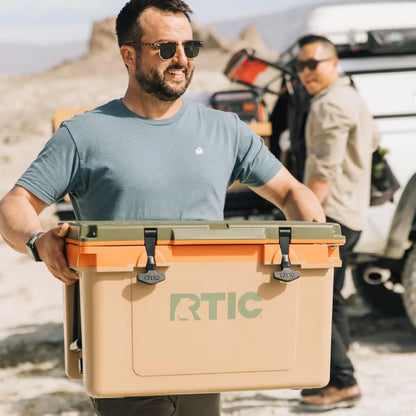 Portable Insulated Cooler 32 Quart Ultra-Light Chest for Beverages, Beach, Camping, Picnic, Fishing, Boating Adventures