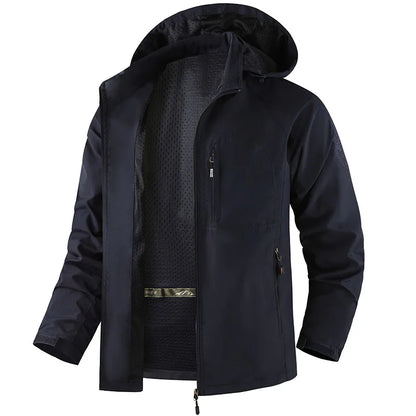 Camping Hiking Jacket Men Spring Autumn Outdoor Sports Breathable Coats Climbing Trekking Windbreaker Travel Waterproof Jacket