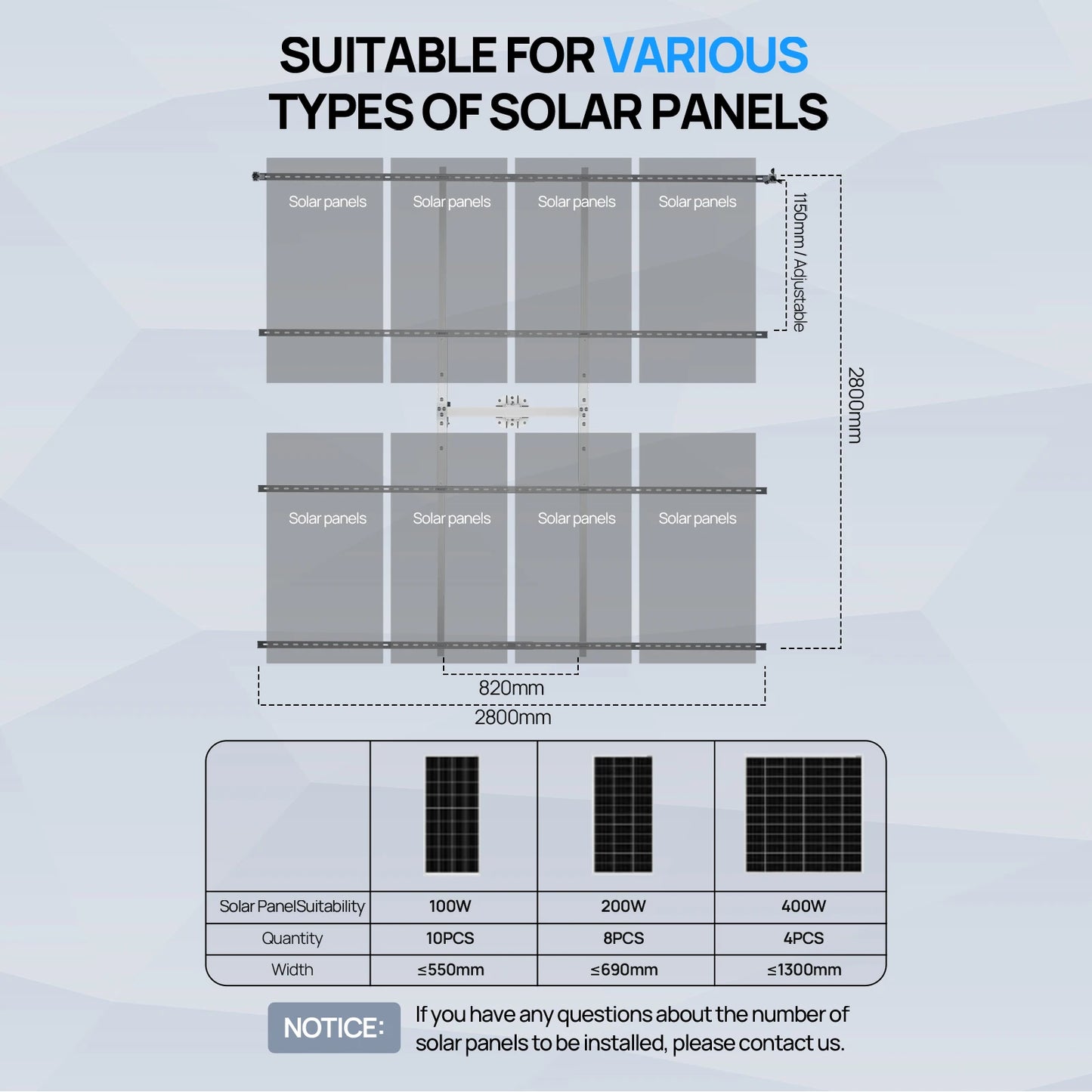 ECO-WORTHY Solar Panel Dual Axis Tracking System