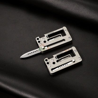 Sliding Blade Knife Hunting Camping Multi-tool EDC Pocket Utility Tool Bring a screwdriver and a tool for tightening nuts